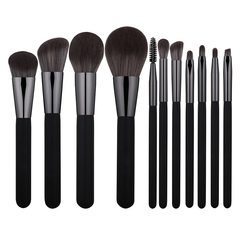 

11pcs/set Makeup Brushes Set Super Soft Squirrel Fluff Beauty Tools Full Cosmetic Powder Eye Shadow Blush Makeup Brushes