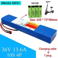 36v 13 6ah 18650b 10s4p lithium battery pack 42v 250w 500w motor uses ebike electric bicycle scooter with 15a bms
