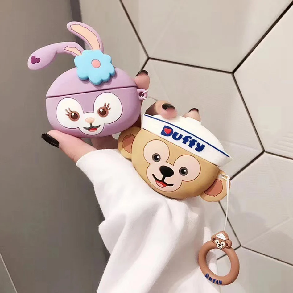 3D чехол для наушников Airpods Pro Чехол Силиконовый радио свинья Мультяшные