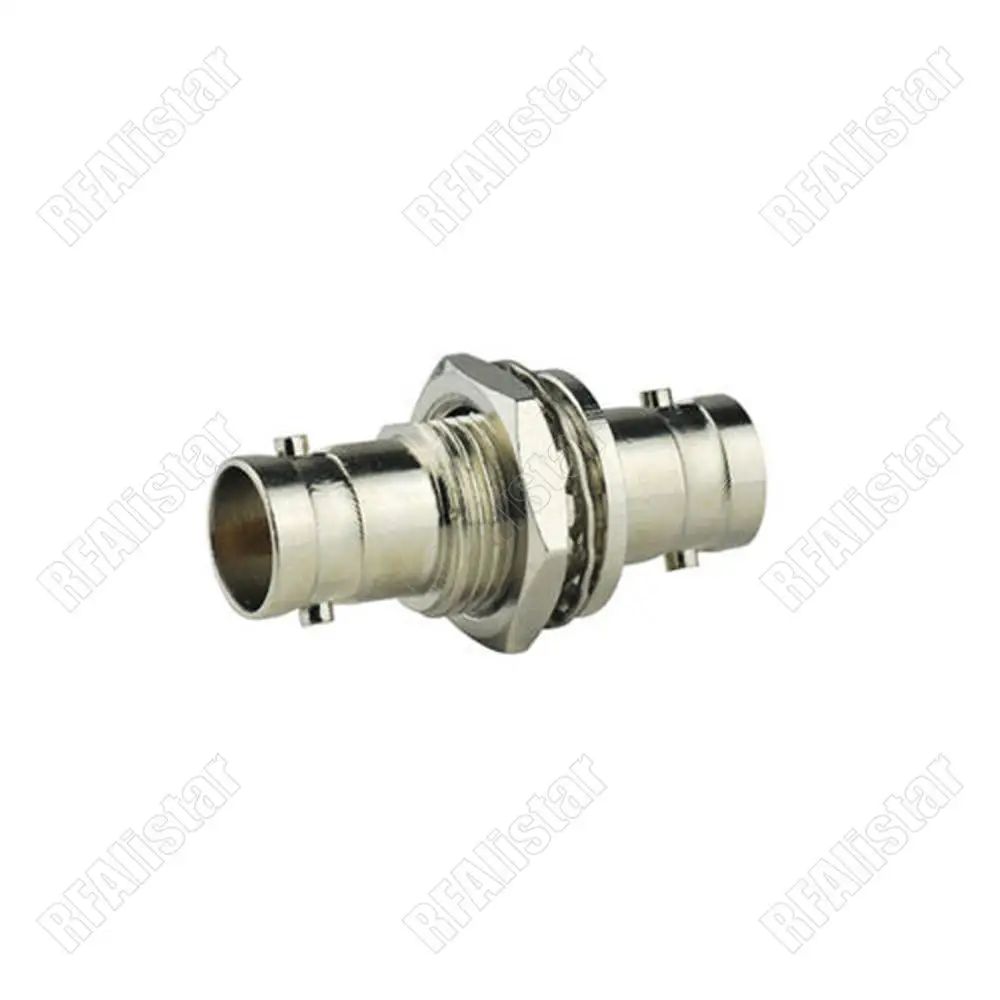 10 Pieces 75 ohm Adapter BNC Female to Jack Bulkhead With Nut 3G HD SDI Connector Straight BNC-BNC New Brass | Обустройство дома