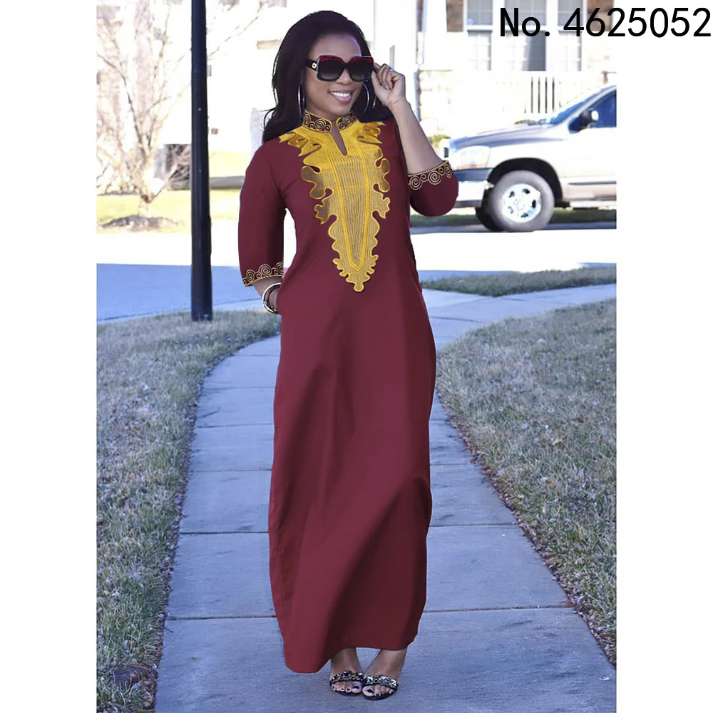 Африканские платья для женщин Дашики базин богатые традиционная африканская