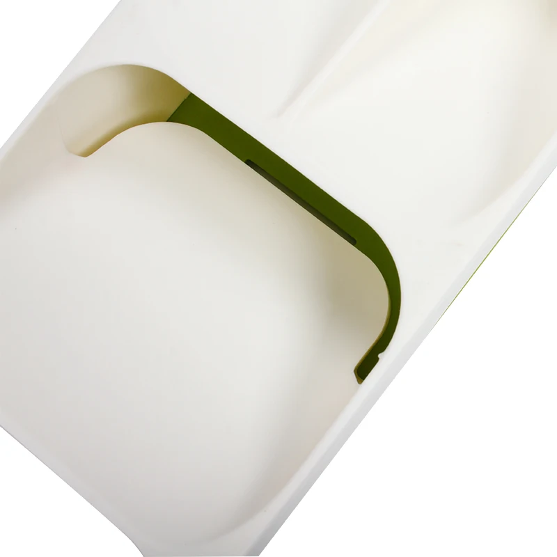 RV White Kitchen Cabinet Drawer Divider Cutlery Plate Chopsticks Spoon Tableware Tool Storage Box Built-in Sorting Grid Rack | Автомобили