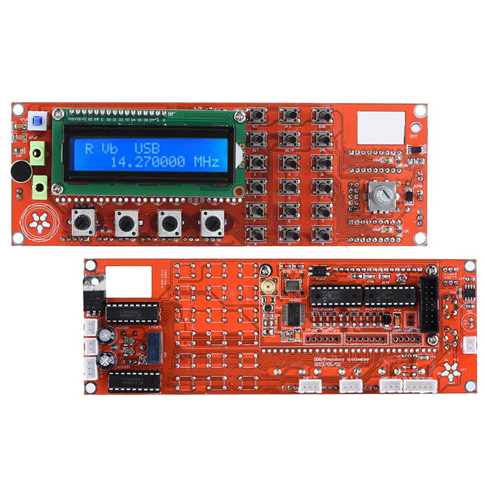 Gerador de Sinal de Rádio Frequência 055mhz Dds Faixa de Onda de Rádio para Rádio Amador Módulo Transceptor de Onda Curta dc 12v para Potenciômetro Agc Geradores de sinais