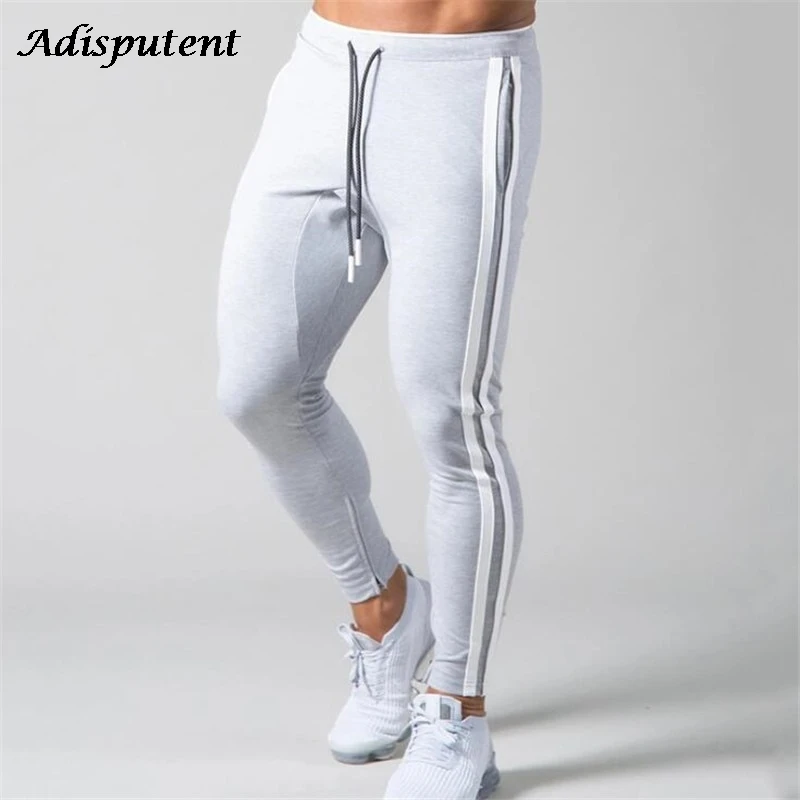 

New Striped Running Pants Men Joggers Sport Pants Hiking Sweatpants Gym Fitness Training Jogging Pants Men Workout Trousers