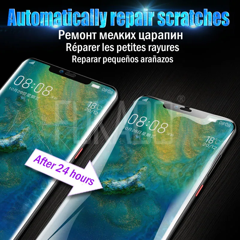 21D гидрогель Защита экрана для хуавей huawei P30 Pro P20 Lite Pro P Smart Гидрогелевая защитная пленка для huawei mate 20 Lite mate 10 Pro мягкая пленка not защитное стекло смартфон телефон