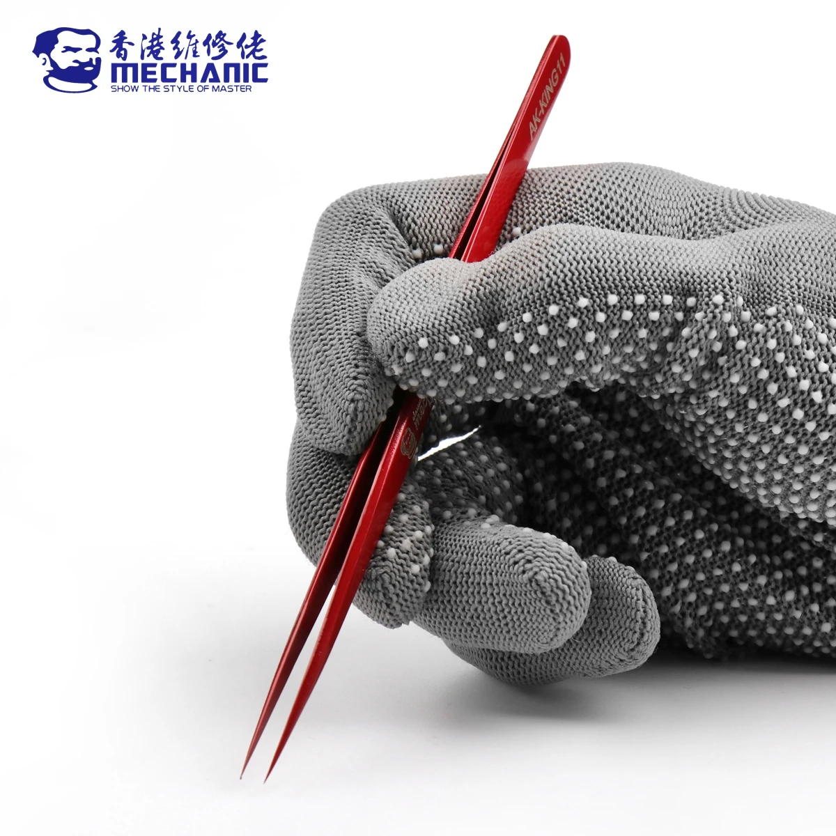 Пинцет MECHANIC King Series из немагнитной высокопрочной нержавеющей стали с ультраточностью для ремонта телефонов, SMD-плат и материнских плат BGA.