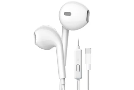 

USB C Headphones, HiFi Stereo Type C Earbuds USB C Earphones with Mic &Compatible with Huawei, Xiaomi, 3.5