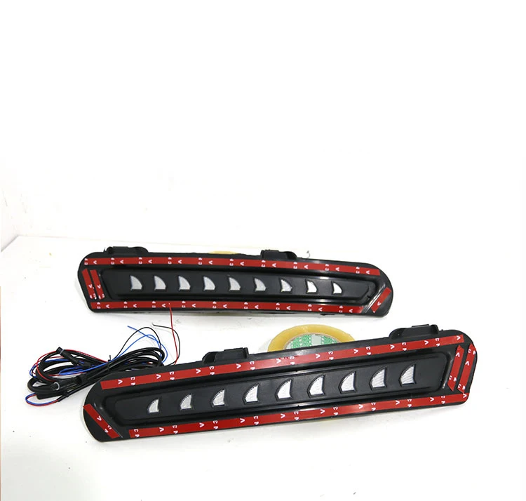

Fast delivery Led daytime running lights+moving turn signal+blue night mode+remote control for Ford mondeo 2011-2013