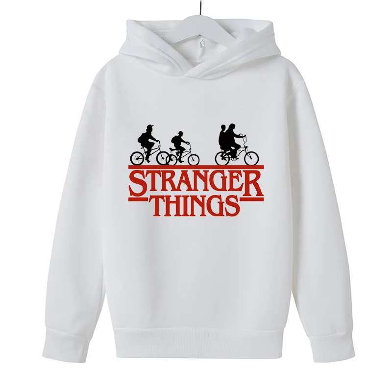 

Hot Sale Spring 2021 Unisex Hoodies Stranger Things Letter Printed Girls Boys 4 To 14 Y Children Clothes Hoody Purpose Tour