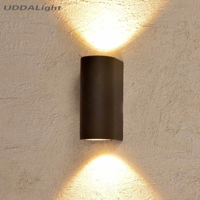 Круглый вверх вниз открытый настенный светильник Ip65 крыльцо Водонепроницаемый