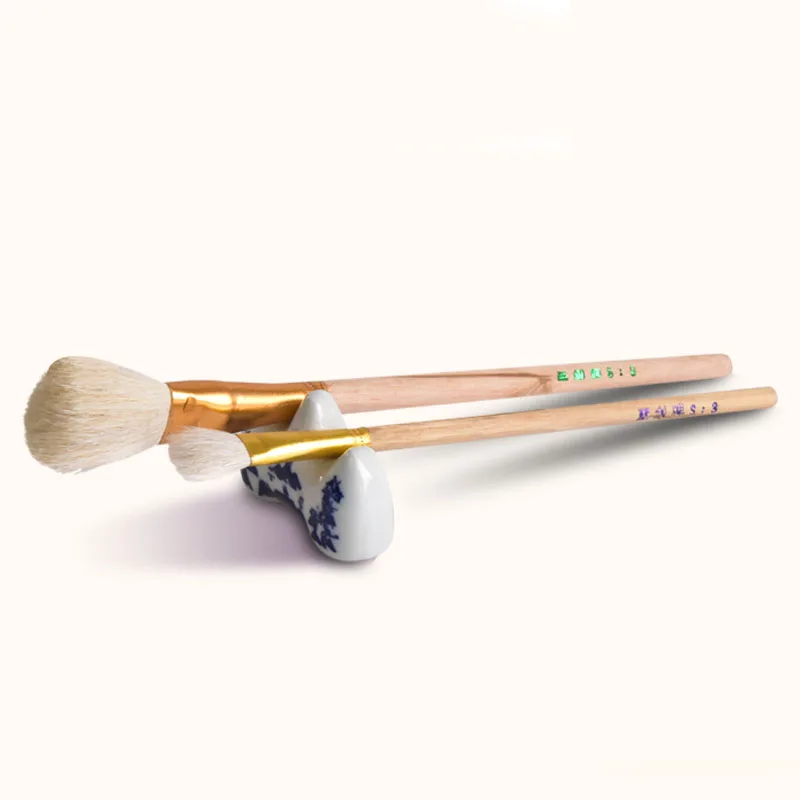 Увлажняющая ручка инструменты для керамики кисть рисования зеленая шина