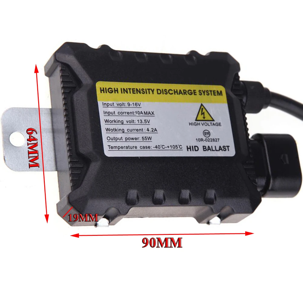 Сменный комплект ксенонового балласта 2 шт. цифровой 55 Вт тонкий для HID H1 H3 H4 H7 H8 H9