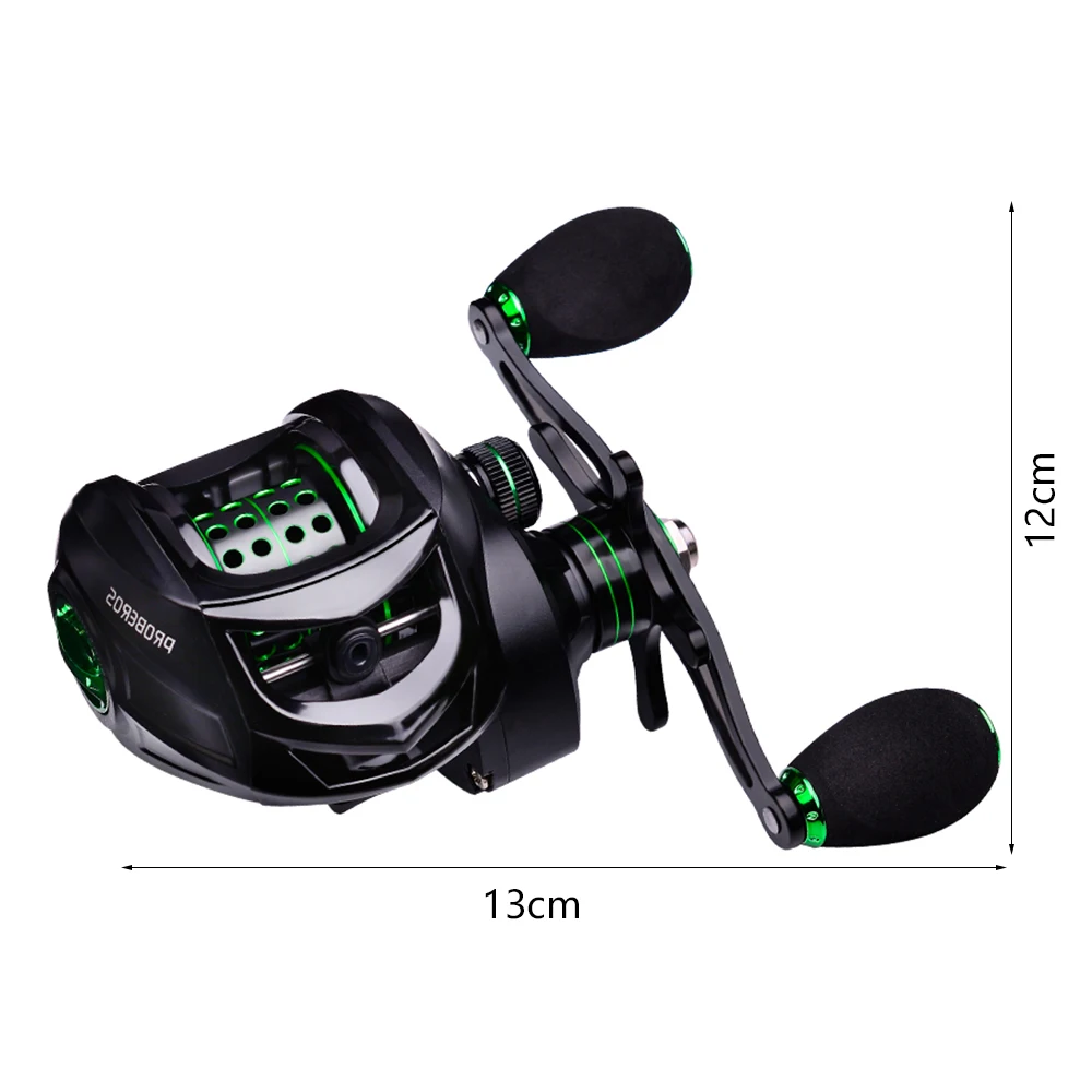 

PRO BEROS Fishing Reel 7.2:1 Baitcasting Fish Reel Magnetic Brake Spinning Wheel Freshwater Saltwater Tackle Accessory