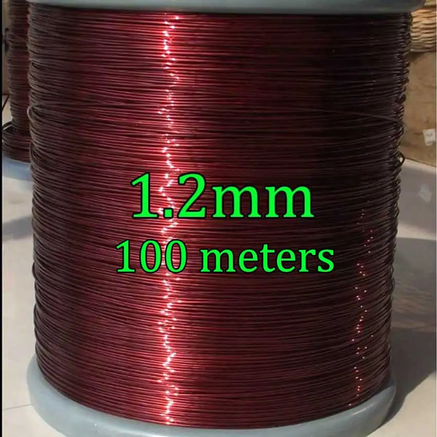

Cltgxdd 1.2mm ( 100m /pc ) QZ-2-130 New Enameled Wire , Polyester Enameled Round Copper Wire 100 Meters