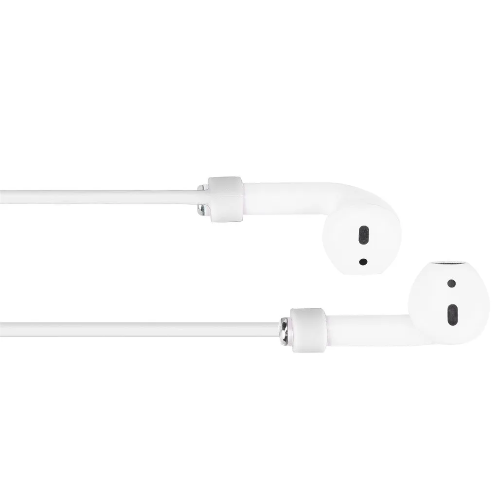 Беспроводной чехол для наушников Airpods 2 и 1 зарядный силиконовый защитный чехол и брелок с помпоном FW3