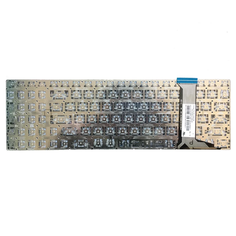 Русская Серебряная клавиатура для ноутбука ASUS GL752 GL752V GL752VL GL752VW GL752VWM ZX70 ZX70VW G58 G58JM