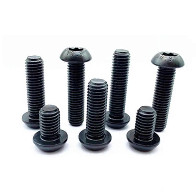 Винт Torx M10 винты с полукруглой головкой черные КЛАСС 10 9 длина 16-40 мм | Обустройство