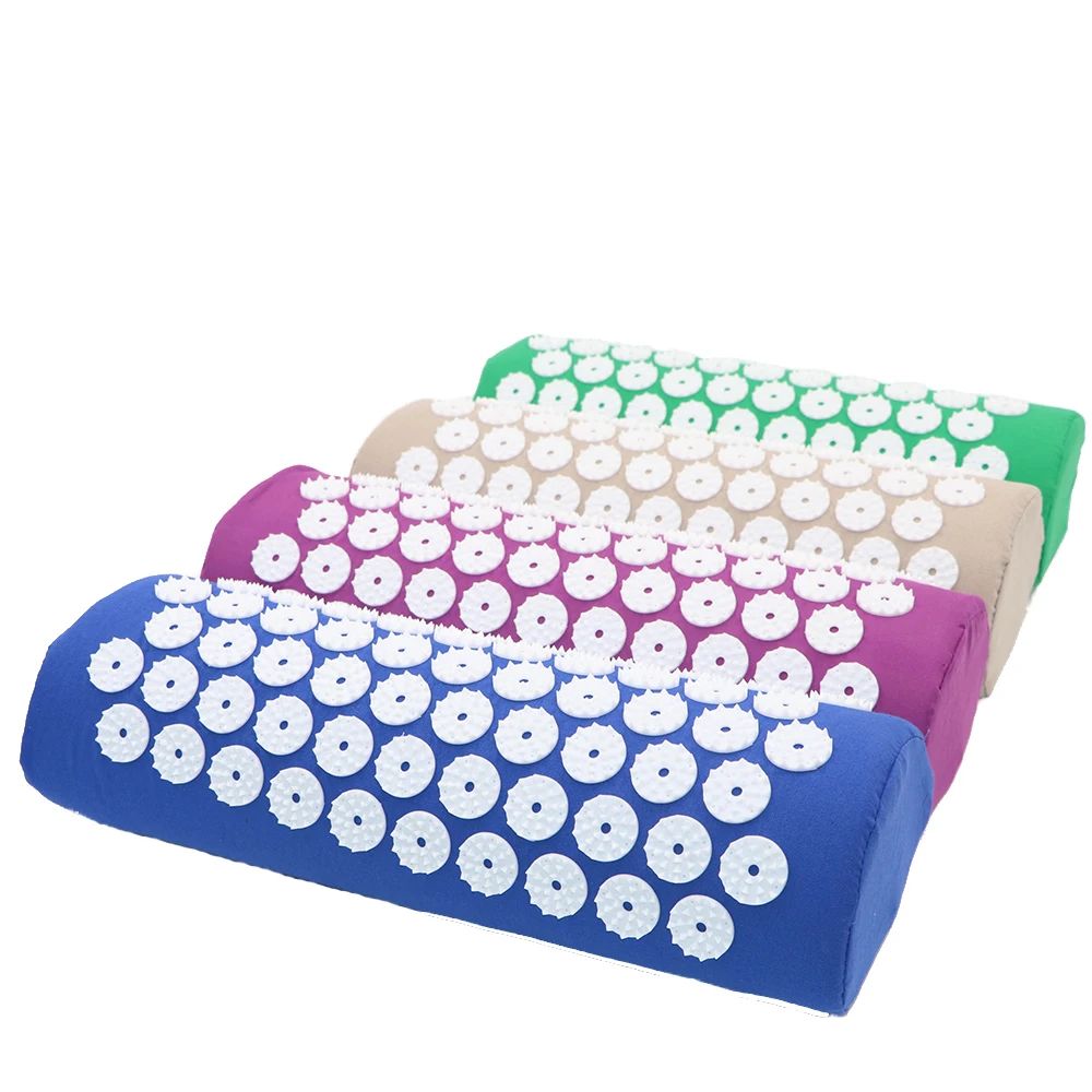 

Acupuncture Cushion Lotus Acupressure Mats Pillow Bed Pilates Yoga Massager Pain Stress Home Relaxation Health Care