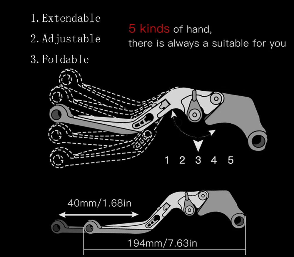 Мотоцикл с ЧПУ аксессуары тормоза сцепления ручка для HONDA NC750 NC750S NC750X NC 750 S/X