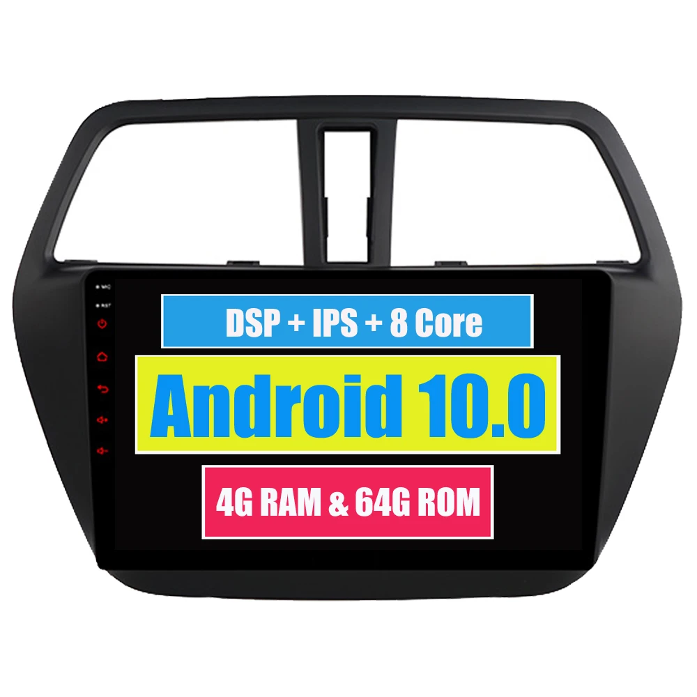 RoverOne Android 10 автомобильный мультимедийный плеер для Suzuki SX4 S-Cross S Cross 2013 + Авторадио