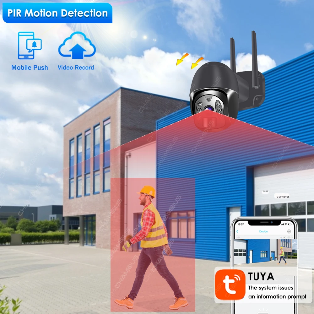 Video Surveillance Camera WiFi Wireless Outdoor Tuya Battery 4G Sim Security Protection CCTV Alexa 8W Solar Panel | Безопасность и