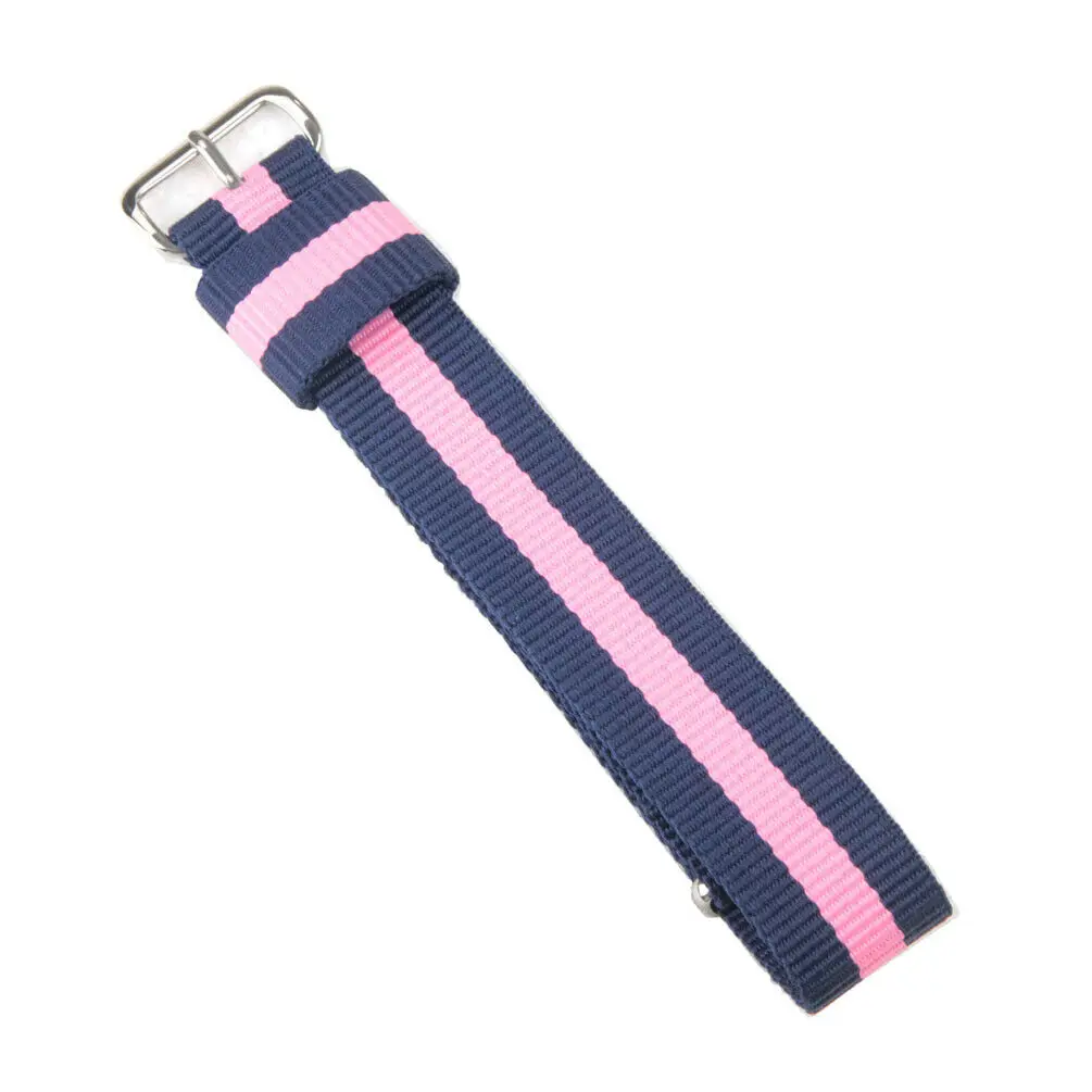 Военная униформа Стиль нейлон розовый наручные часы ремешок для Timex Weekender DW/18/20