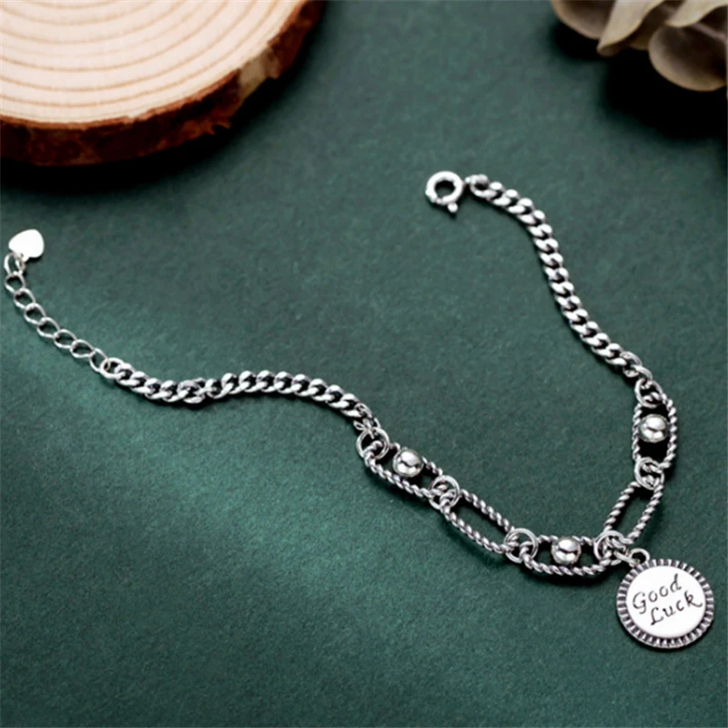 Женский винтажный браслет с буквами в стиле панк браслеты для тенниса подвески
