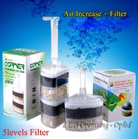 corner right angle air bubble filter for aquarium fish tank air drive filter cotton sponge biological medium air filter oxygen