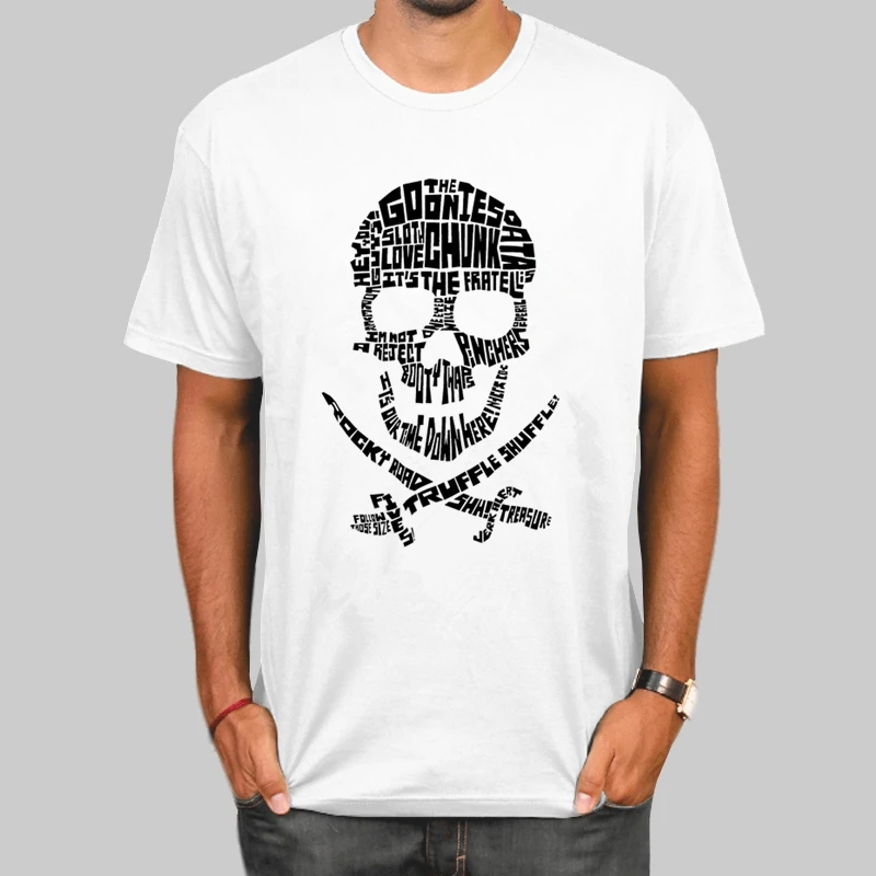 

Goonies Never Say Die t-shirt men Unisex Casual T Shirts Brand Clothing Man's Short Sleeve T-Shirt Tops Tees Casual T-shirt