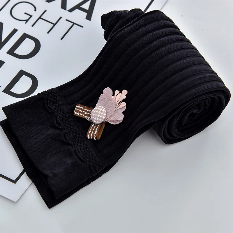 Обтягивающие леггинсы для маленьких детей Зимние теплые мягкие Стрейчевые штаны