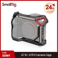 smallrig camera cage for sony a7 iii and a7r iii dark olive appearance with arri style cold shoe mount 14 screw diy kit ccs2645