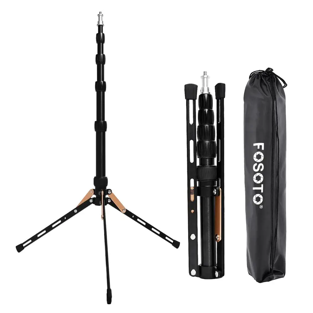 

FOSOTO FT-140 Portable Led Light Tripod Stand For Camera Phone Photographic Lighting Flash Umbrellas Reflector Photo Studio