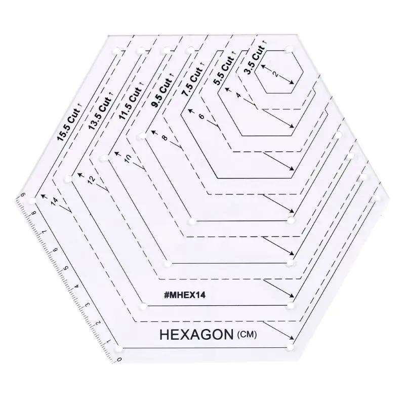 

C5AD 5pcs/set Quilting Sewing Patchwork Craft Scale Ruler Triangle DIY Handmade Tailor Home Tools