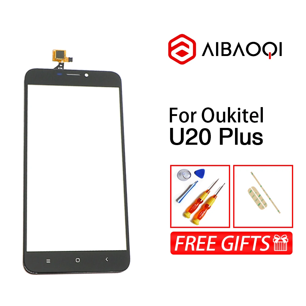 Новый оригинальный 5 дюймовый Oukitel U20 Plus дигитайзер сенсорный экран 100% гарантия