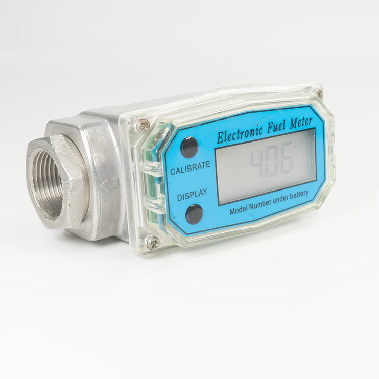 

1/2" 3/4" 1" 1.5" 2" wl digital electronic turbine flow meter micro flowmeter