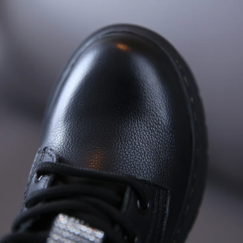 Детская обувь Новинка Осень зима 2020 Детские Ботинки Martin из натуральной кожи