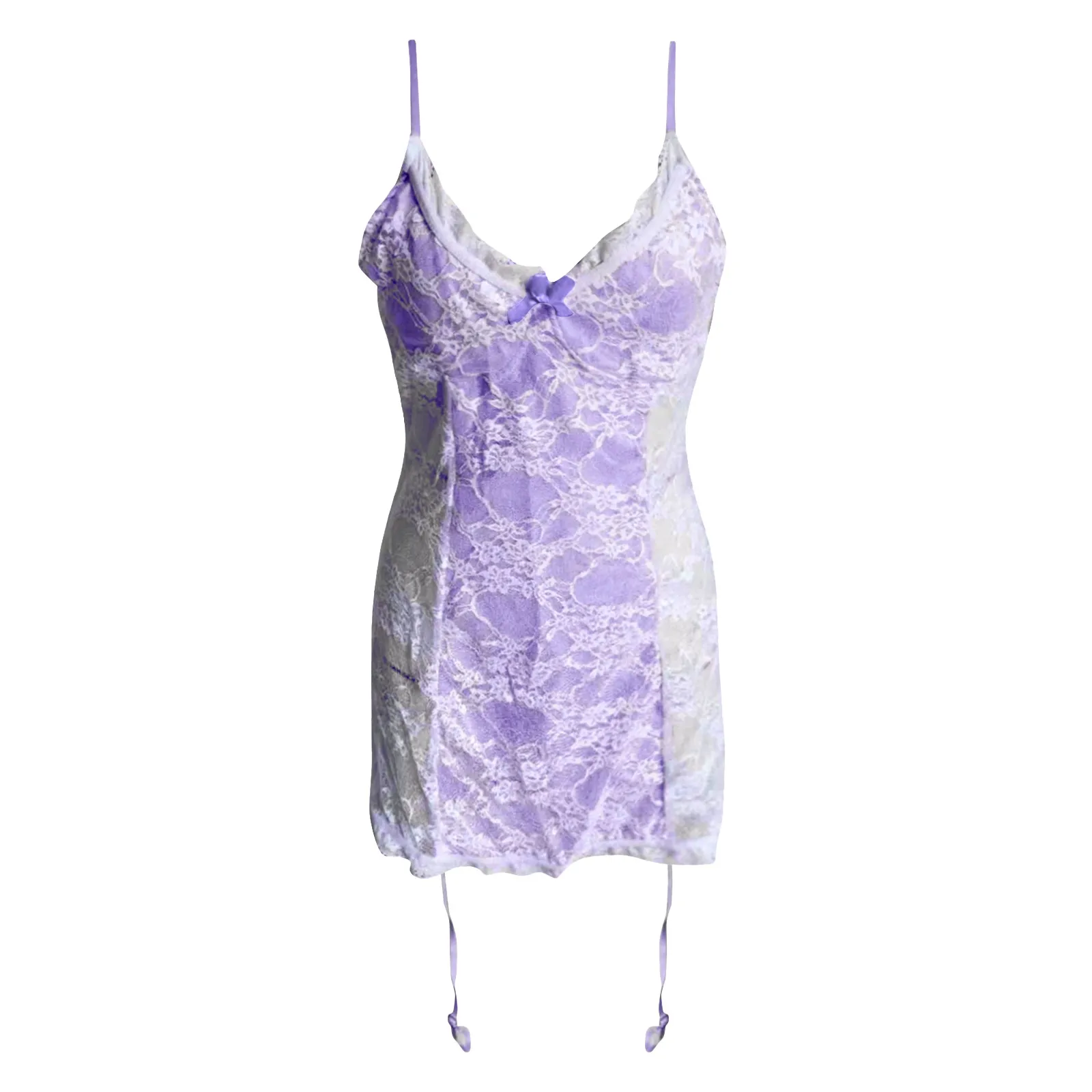 

Hot Women's Sexy Lingerie Deep V Neck Lenceria See Through Bowknot Babydoll Underwear Sleepwear Erotic Chemise Nightdress