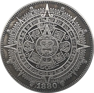 Hobo Nickel 1880-O, копия монеты доллара США Моргана, тип 139
