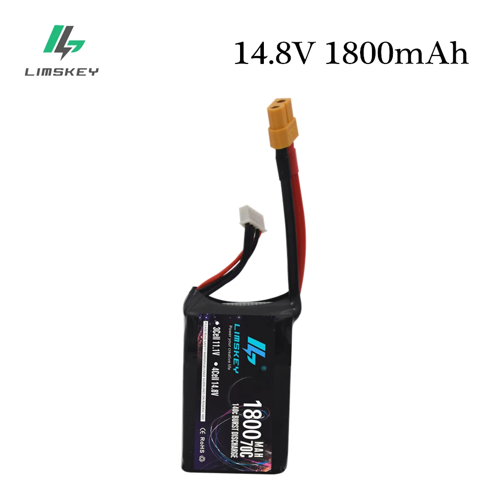 14 8 V RC Батарея Зарядное устройство 1800 мА/ч 4S провод с силикатной гелевой Softcase 70C Lipo