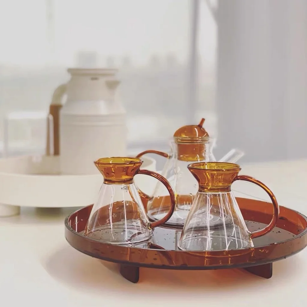 

New Nordic Style Teapot Set Heat-resistant Glass Teacup Teapot chinese Tea Set Complete Set Household Lazy Simple Modern Pretty