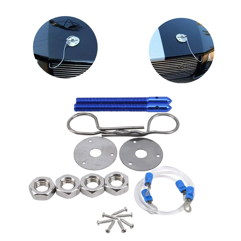 Универсальный гоночный автомобиль стиль из нержавеющей стали крепление капота