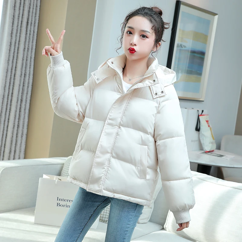 NEW 5 Color Women Puffer Jacket Korean Bubble Quilted Coat Thicken Warm Y2k Loose Parkas Casual Overcoat Female Winter 2022