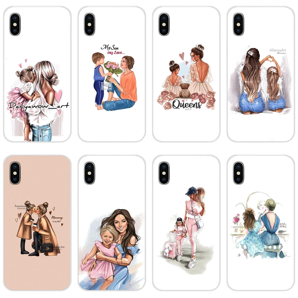 Чехол из ТПУ для Huawei G7 G8 P8 P9 P10 P20 P30 Lite Mini Pro P Smart Plus 2017 2018 2019 семья мальчик девочка