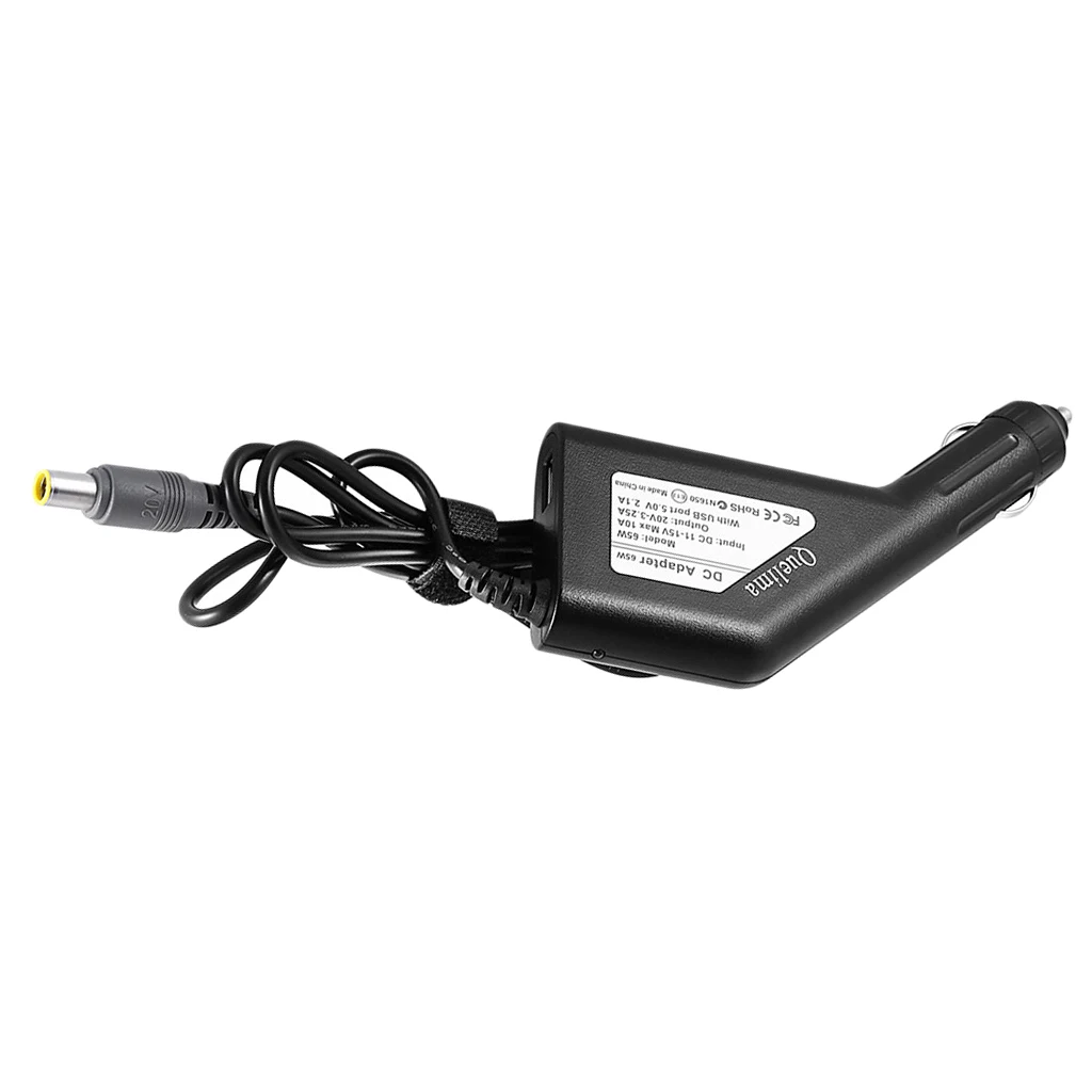 

65W Car Interior Power Supply Car Charger Adapter for Lenovo Laptop Notebook