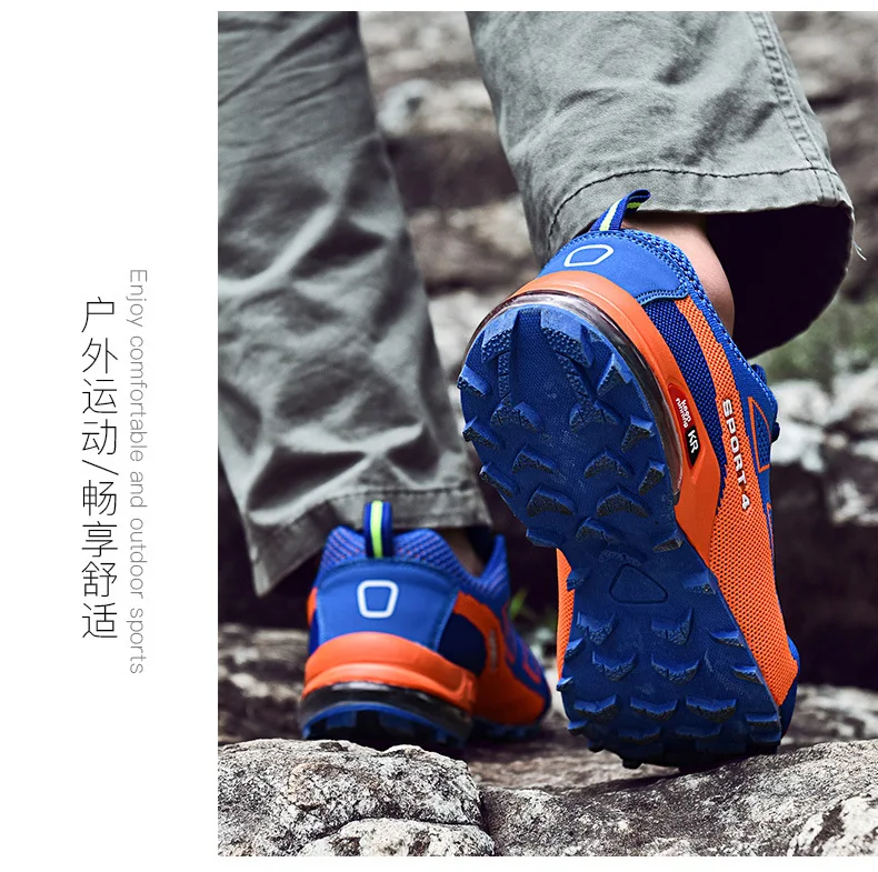 AliExpress ботинки для альпинизма; модные повседневные дышащие ботинки для пешего туризма; сезон весна-осень; Новинка; Стильная мужская обувь; большие размеры