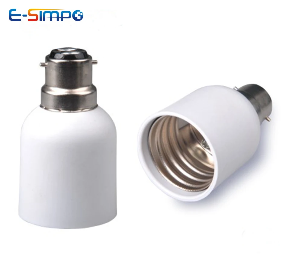Цоколь переходник для лампы B22 к E40/E39 PBT|lamp holder converter|lamp converterholder adapter |