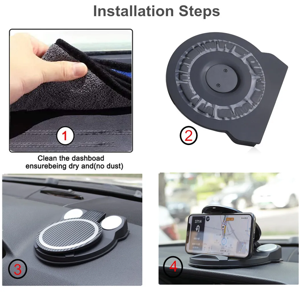 car holder for phone in car dashboard mobile cell phone stand gps support anti slip mount car phone holder for iphone xiaomi lg free global shipping