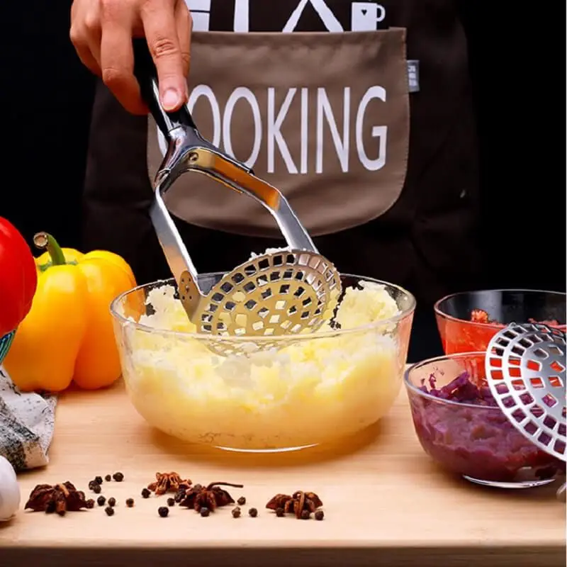 Машина для приготовления пюре прессованного риса сока машер материал премиум