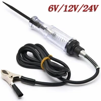 car voltage circuit tester pen 6v12v24v dc system probe continuity auto test light automotive light probe pen test tools
