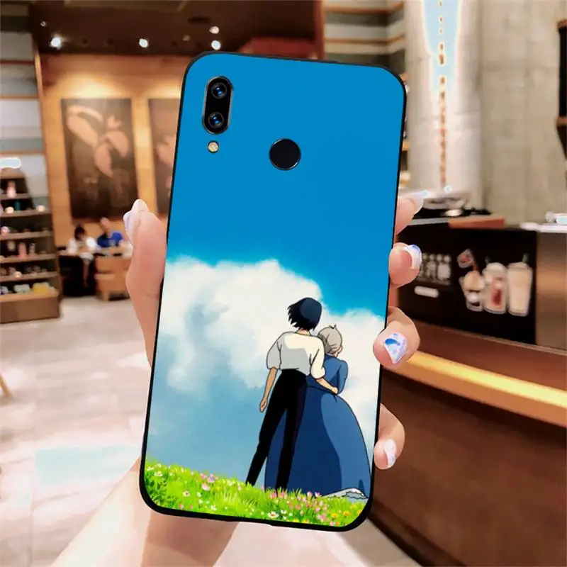 

Miyazaki Hayao Howls Moving Castle anime Phone Case For Xiaomi Redmi note 7 8 9 t k30 max3 9 s 10 pro lite